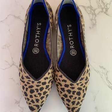 Rothy’s The Point Leopard Print Shoes | Size 8 - image 1