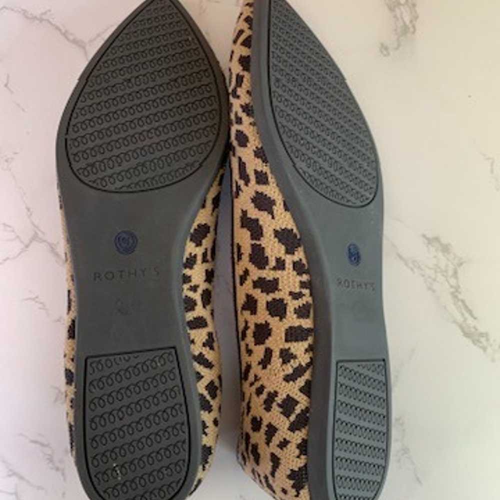 Rothy’s The Point Leopard Print Shoes | Size 8 - image 3