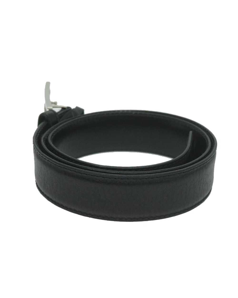 Gucci Premium Black Leather Belt with Timeless Ap… - image 3