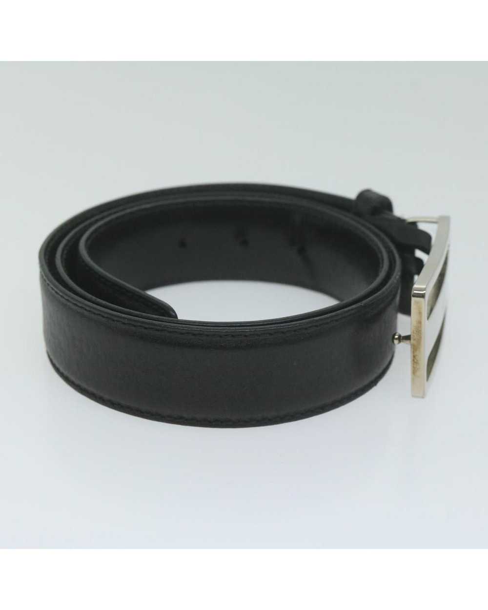 Gucci Premium Black Leather Belt with Timeless Ap… - image 5