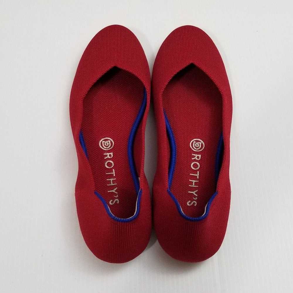 ROTHYS Scooter Red The Flats Comfort Ballet Shoes… - image 9