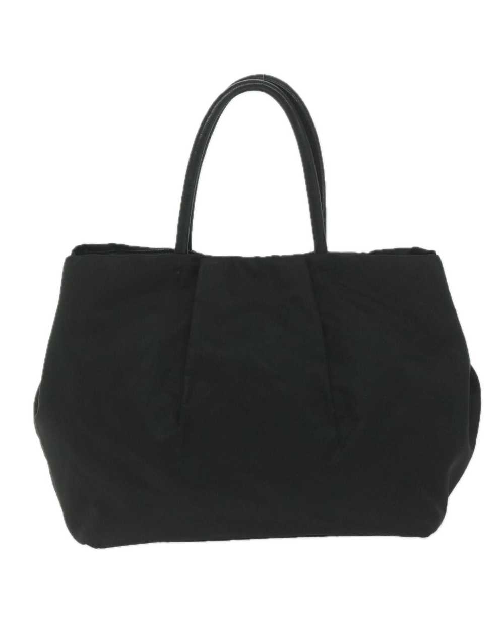 Prada Stylish and Versatile Black Nylon Handbag w… - image 3