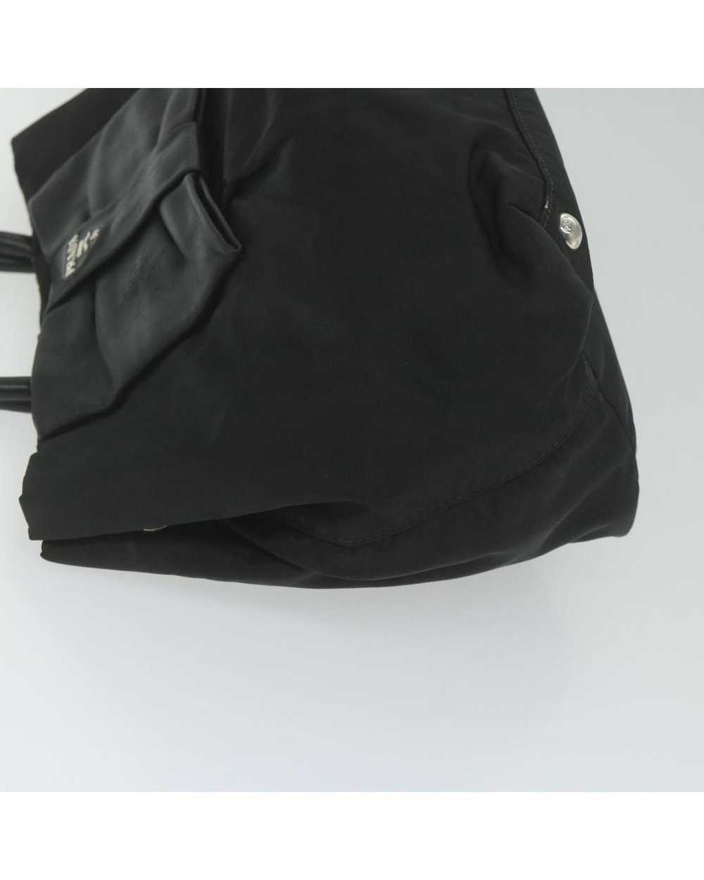 Prada Stylish and Versatile Black Nylon Handbag w… - image 5