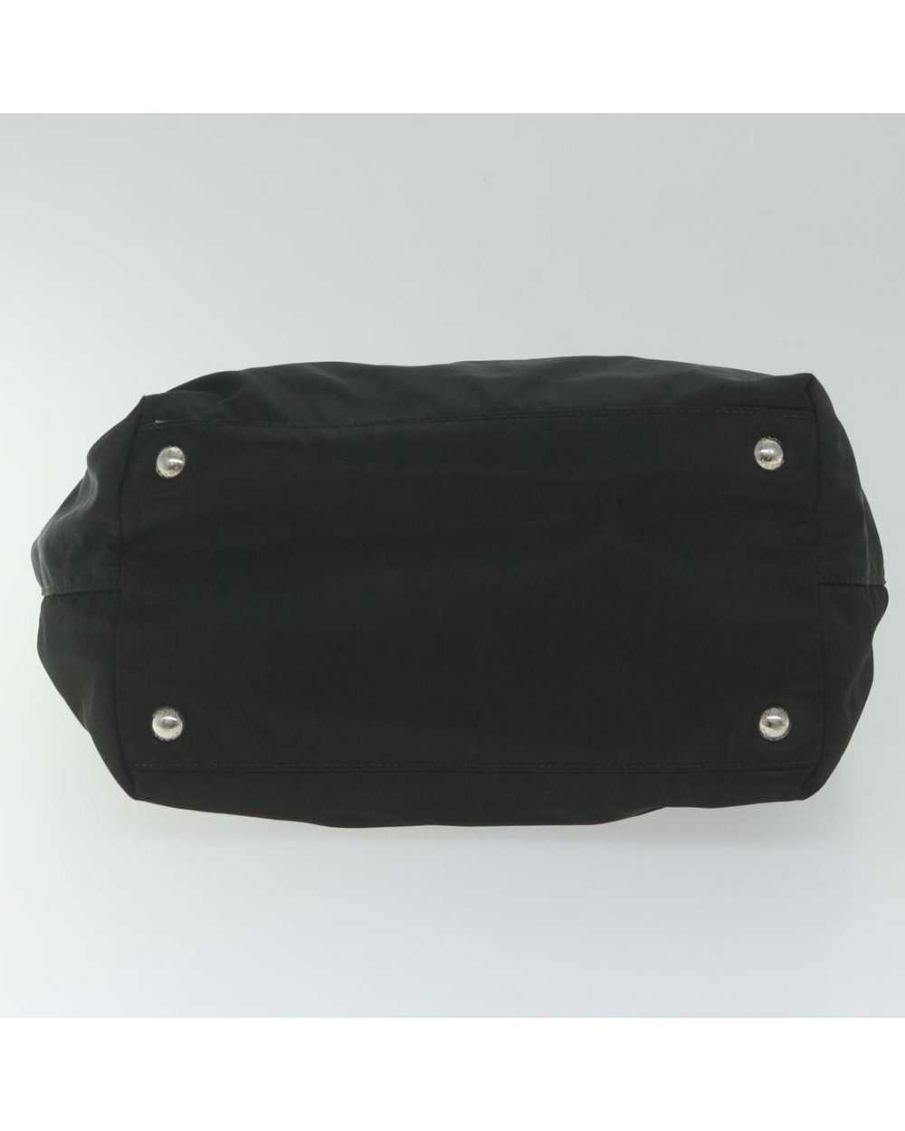 Prada Stylish and Versatile Black Nylon Handbag w… - image 9