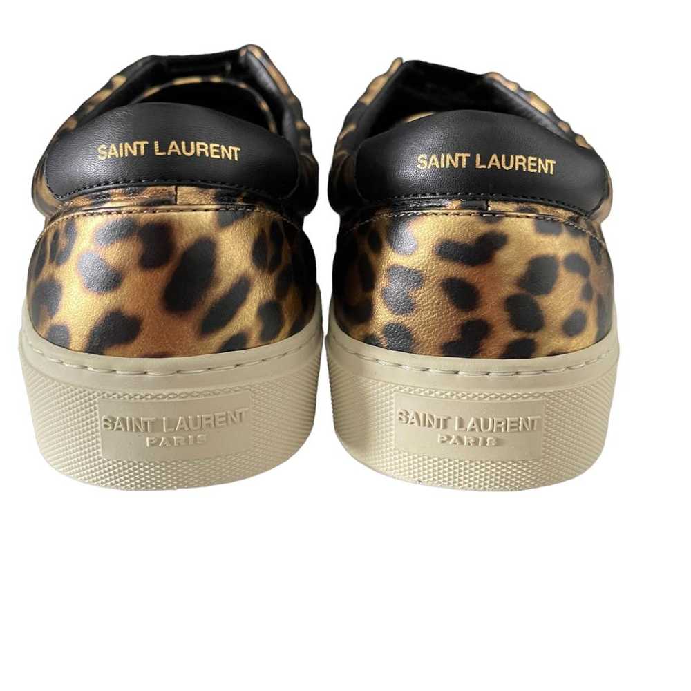 Saint Laurent Leather low trainers - image 5