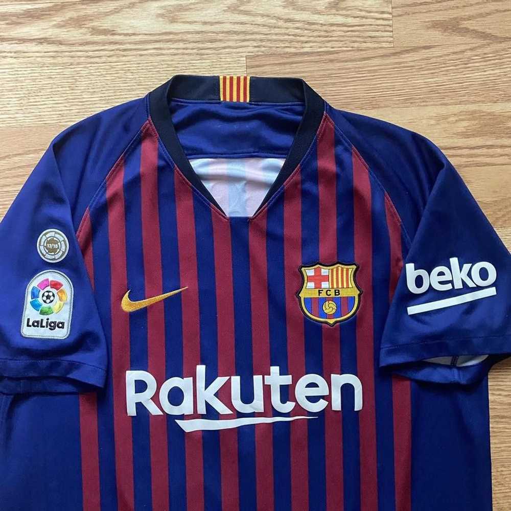 Nike FC Barcelona Messi 2018 19 home La Liga jers… - image 7