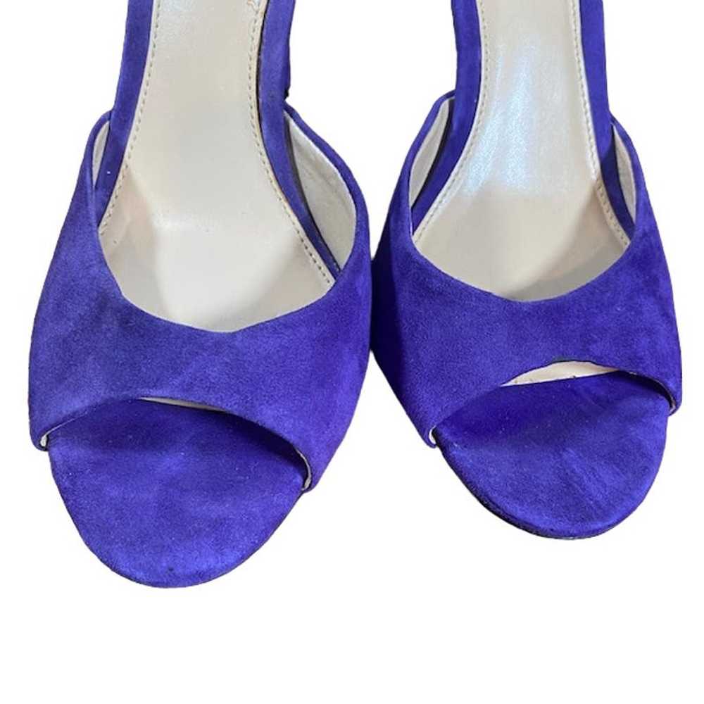 Vince Camuto Purple Suede Ankle Strap Open Toe He… - image 7