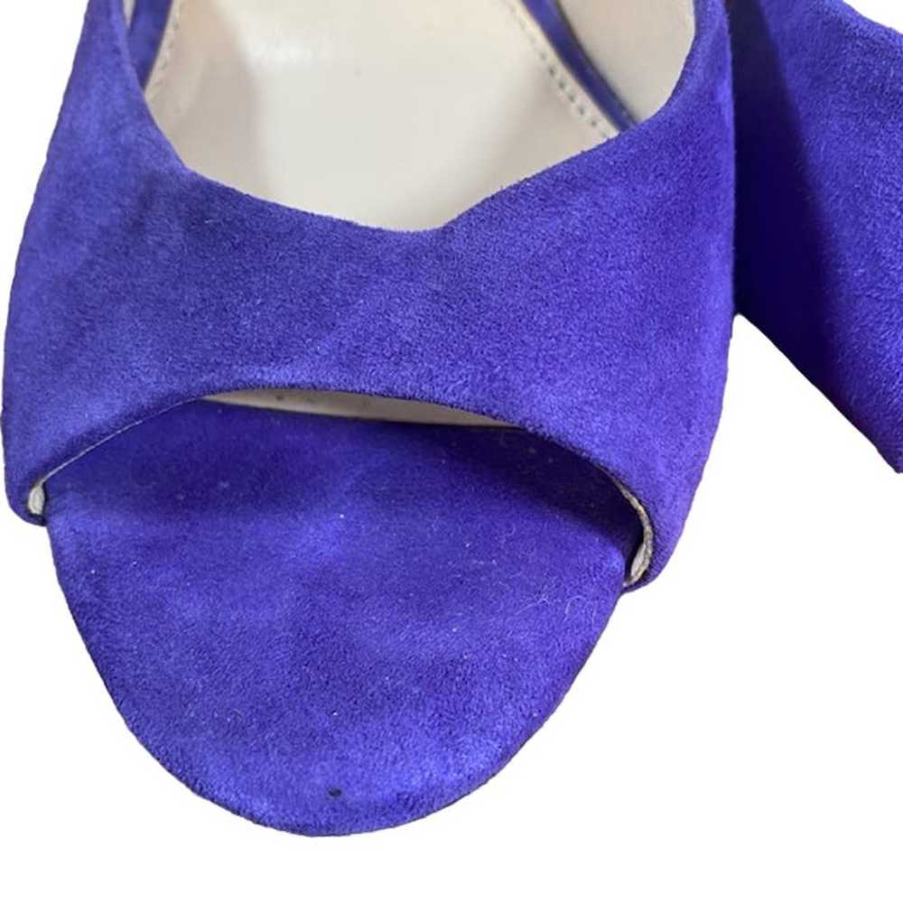 Vince Camuto Purple Suede Ankle Strap Open Toe He… - image 8