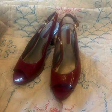 Bandolino Red Patent Leather Heels - image 1