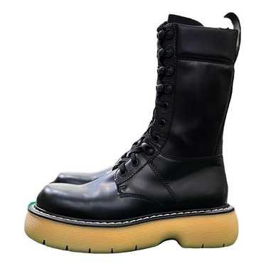 Bottega Veneta Lug leather biker boots - image 1