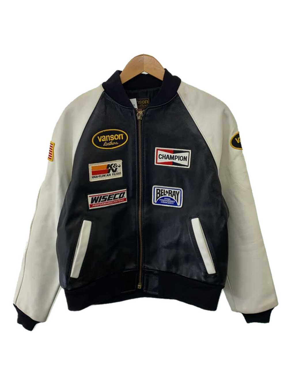 Men's Vanson Leather Jacket Blouson/42/Leather/Blk - image 1