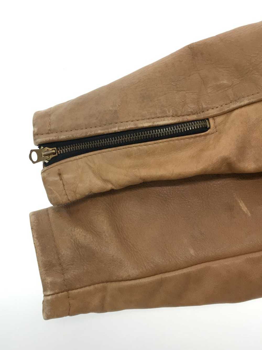 Men's Vanson Leather Jacket Blouson/M/Leather/Cml… - image 4