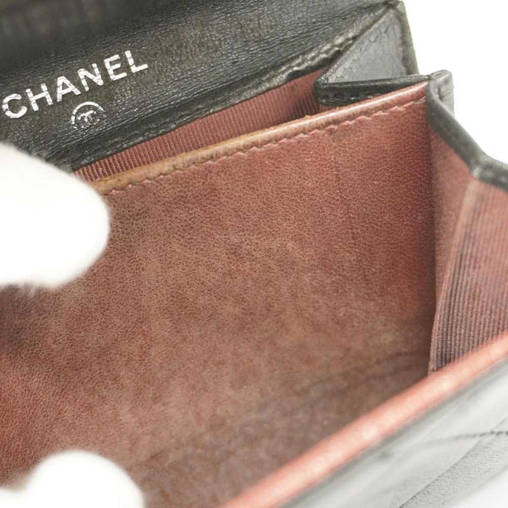 Chanel CHANEL Business Card Holder Matelasse Lamb… - image 10