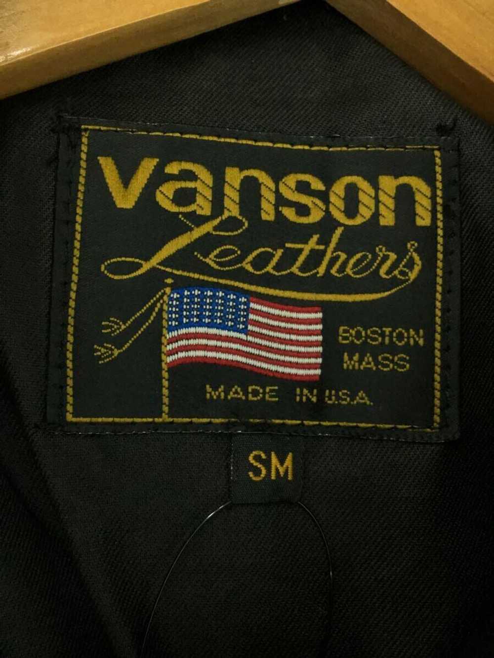 Men's Vanson/Leather Jacket Blouson/Leather/Blk - image 3
