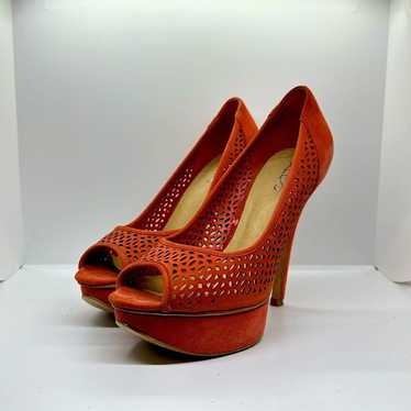 Coral Peep Toe Aldo Stilettos