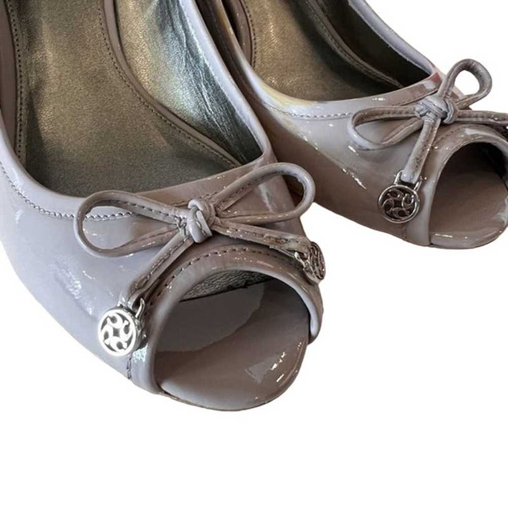 Coach Paolo Peep Toe Sandal Pump Size 8.5 Lavende… - image 4