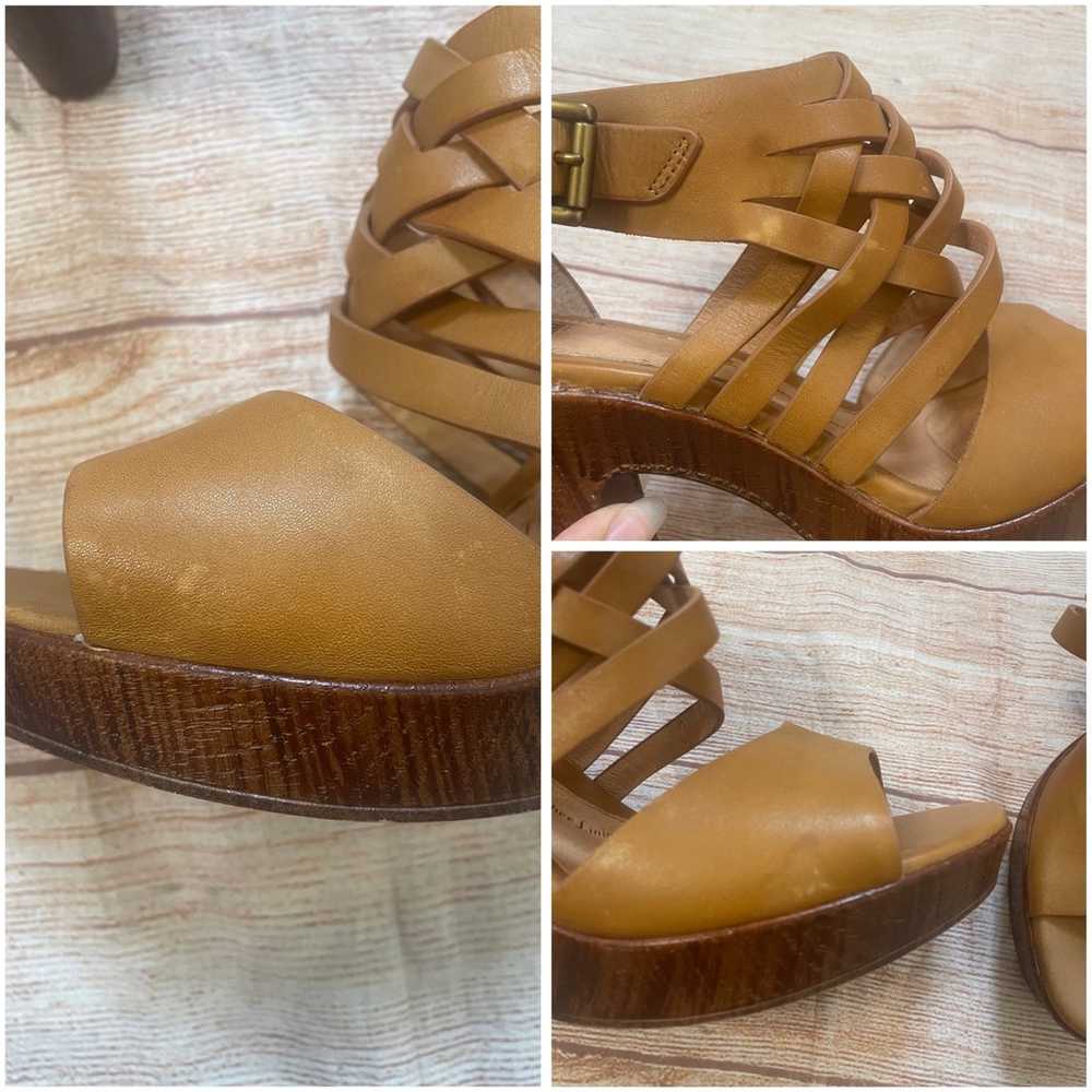 Sofft Ohanna Tan Vowen Leather Heel Sandals size … - image 12