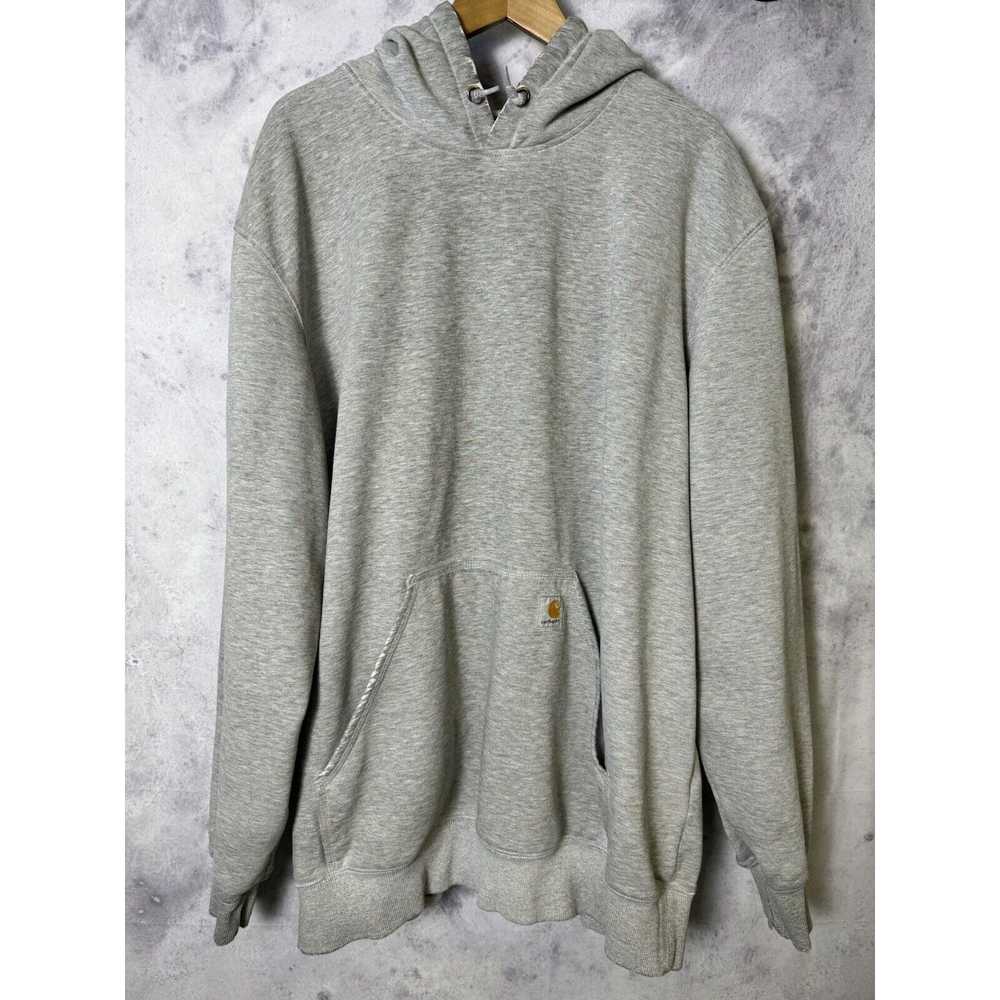 Carhartt Carhartt Hoodie Mens 2XL Tall Gray Sweat… - image 1