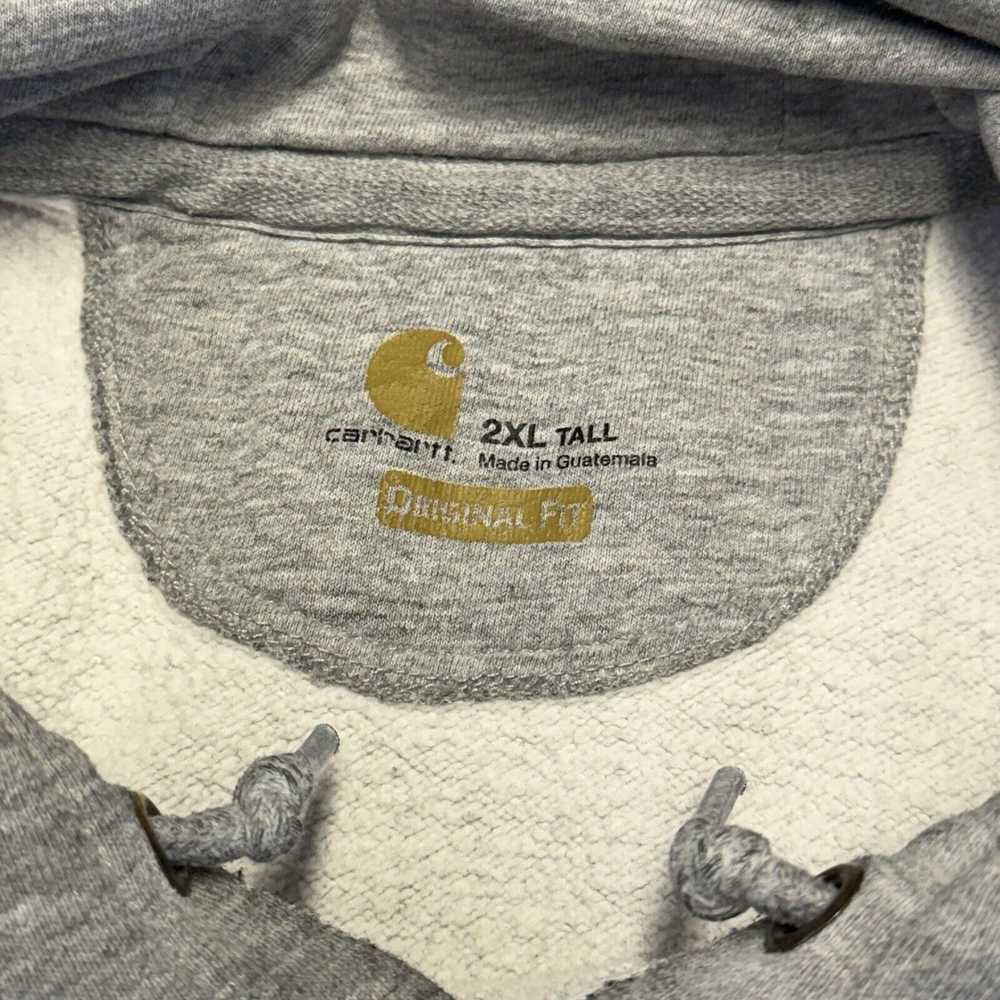 Carhartt Carhartt Hoodie Mens 2XL Tall Gray Sweat… - image 8