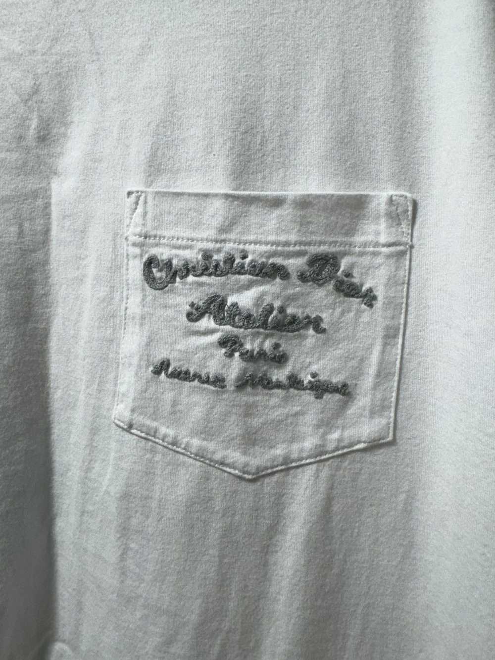 Dior DIOR Embroidered Atelier Logo Pocket T Shirt… - image 4