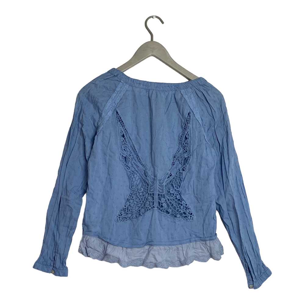 Odd Molly Odd Molly woven lace blouse, baby blue … - image 2