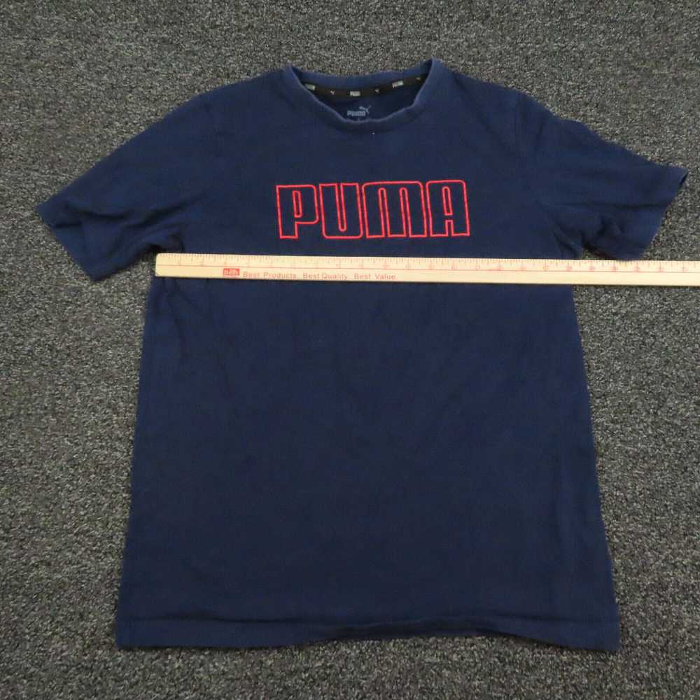 Puma Puma Shirt Adult Medium Navy Blue & Red Brea… - image 2