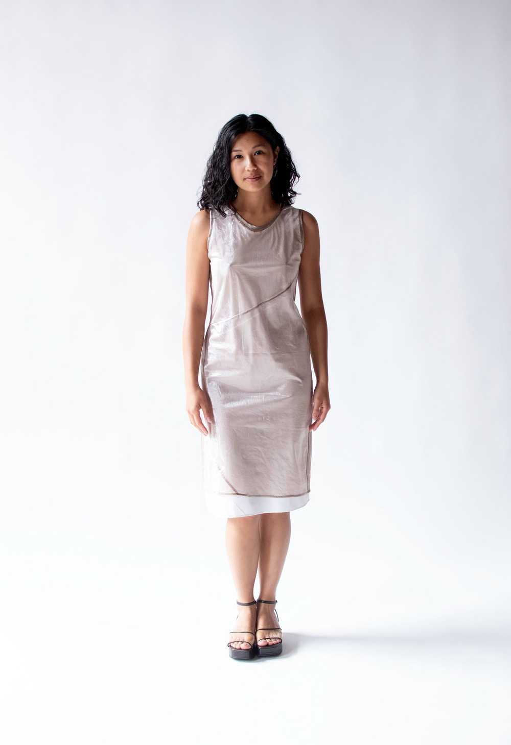 Shimmer Dress | Helmut Lang - image 3