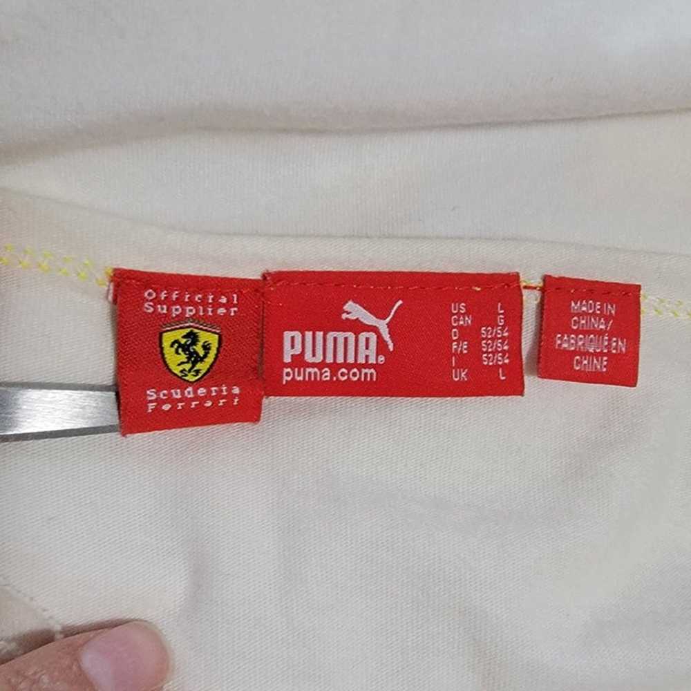 Women's Large Puma Ferrari Since 1947 Vintage Whi… - image 10