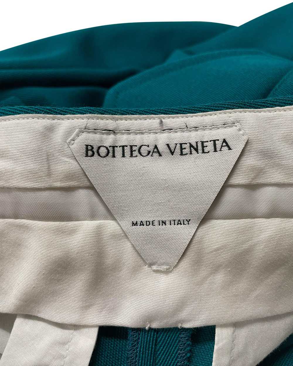 Product Details Bottega Veneta Turquoise Pleated … - image 5