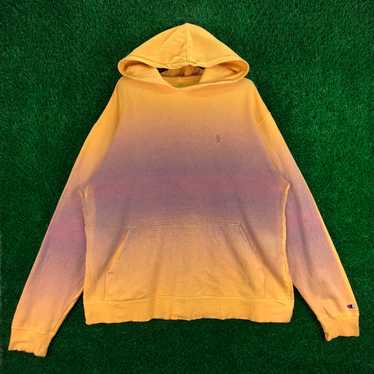 Champion X Swagger Pullover Sweatshirt Hoodie Yel… - image 1