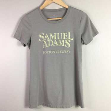 Samuel Sam Adams Boston Brewery T Shirt Gray Medi… - image 1