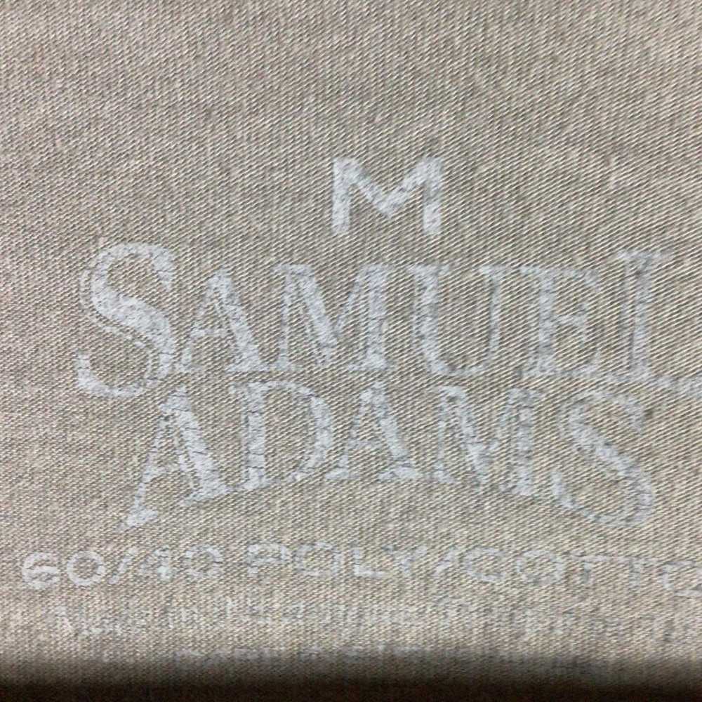 Samuel Sam Adams Boston Brewery T Shirt Gray Medi… - image 4