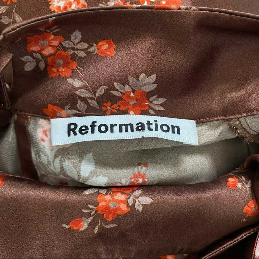 Reformation Silk mini dress - image 4