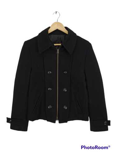 ジャケット・アウター PPFM short length coat archive black PPFM Wool jacket double colar PPFM - Gem