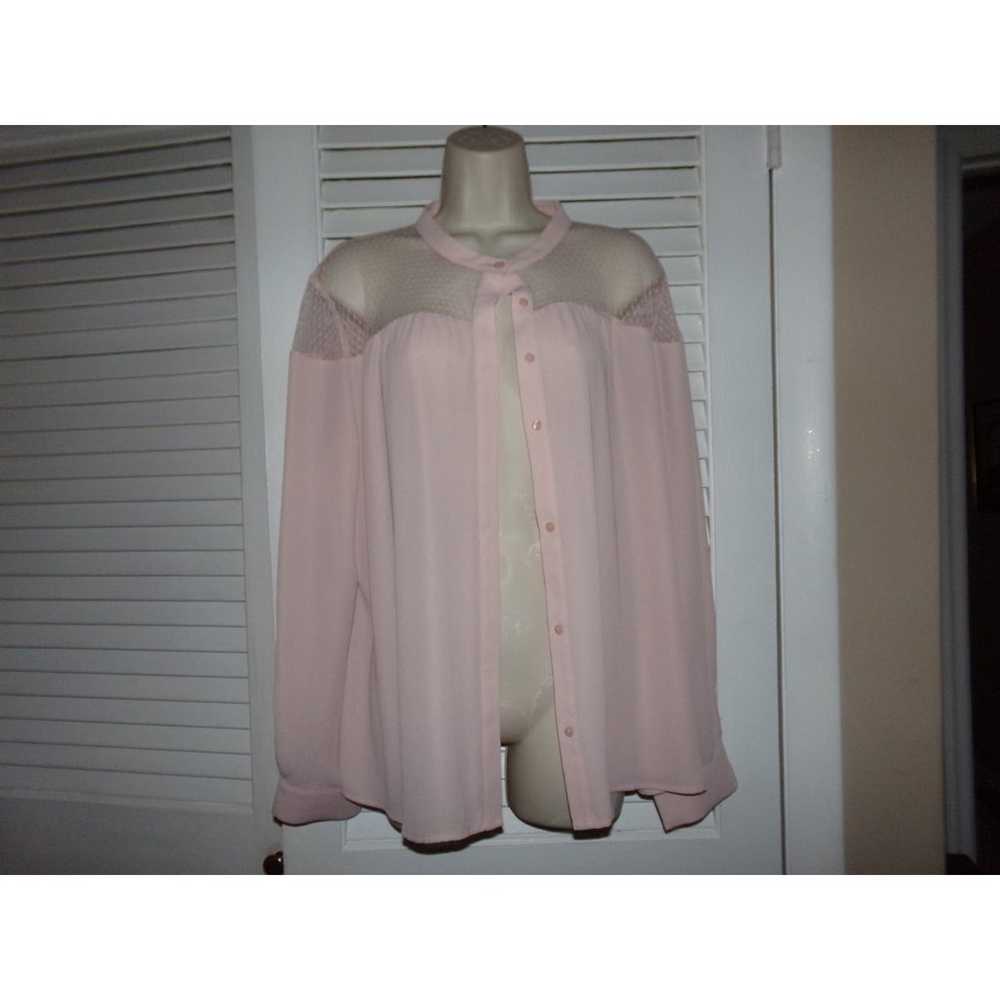 Vintage Worthington semi sheer blouse Petite XL P… - image 1
