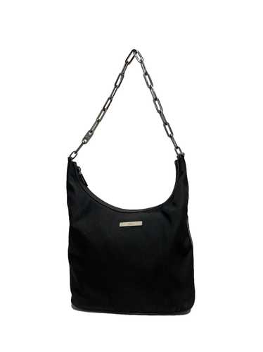GUCCI/Bag/Nylon/BLK/Chain Link Shoulder Bag