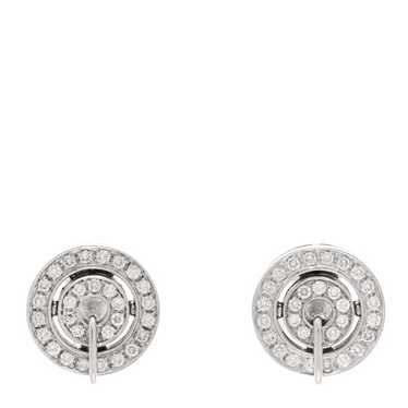 BULGARI 18K White Gold Diamond Astrale Earrings