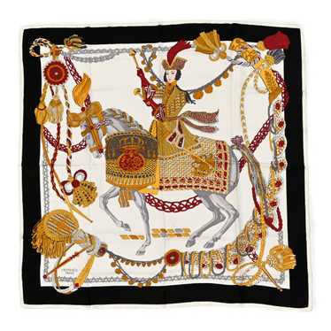 HERMES Silk Le Timbalier Scarf 90 - image 1