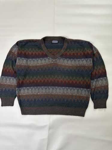 Coloured Cable Knit Sweater × Coogi × Tundra Vinta