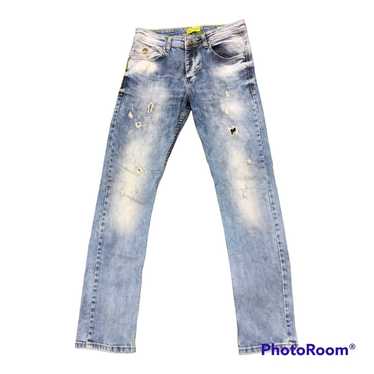 Authentic Vintage Armani Jeans Distressed Denim S… - image 1