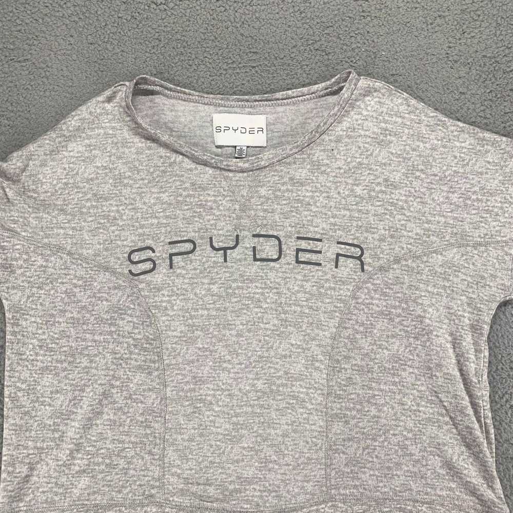 Spyder Spyder Shirt Women Medium Gray Active Pull… - image 3
