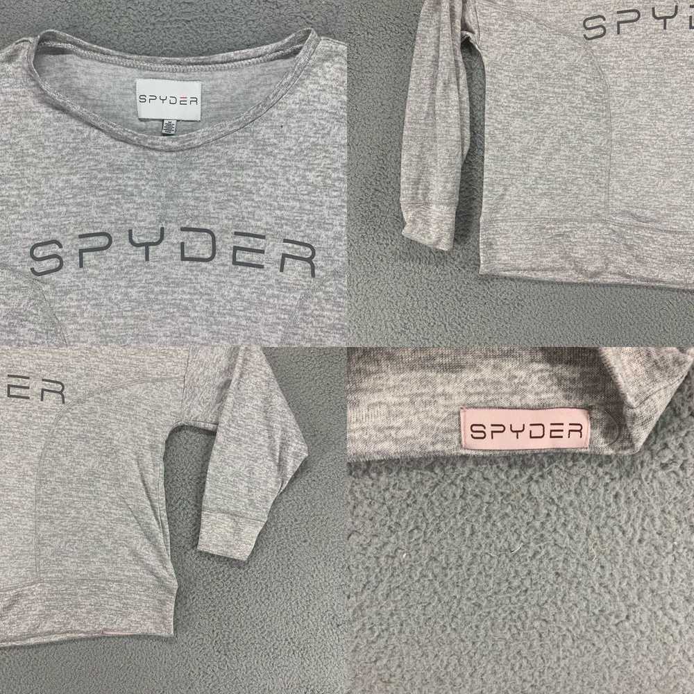 Spyder Spyder Shirt Women Medium Gray Active Pull… - image 4