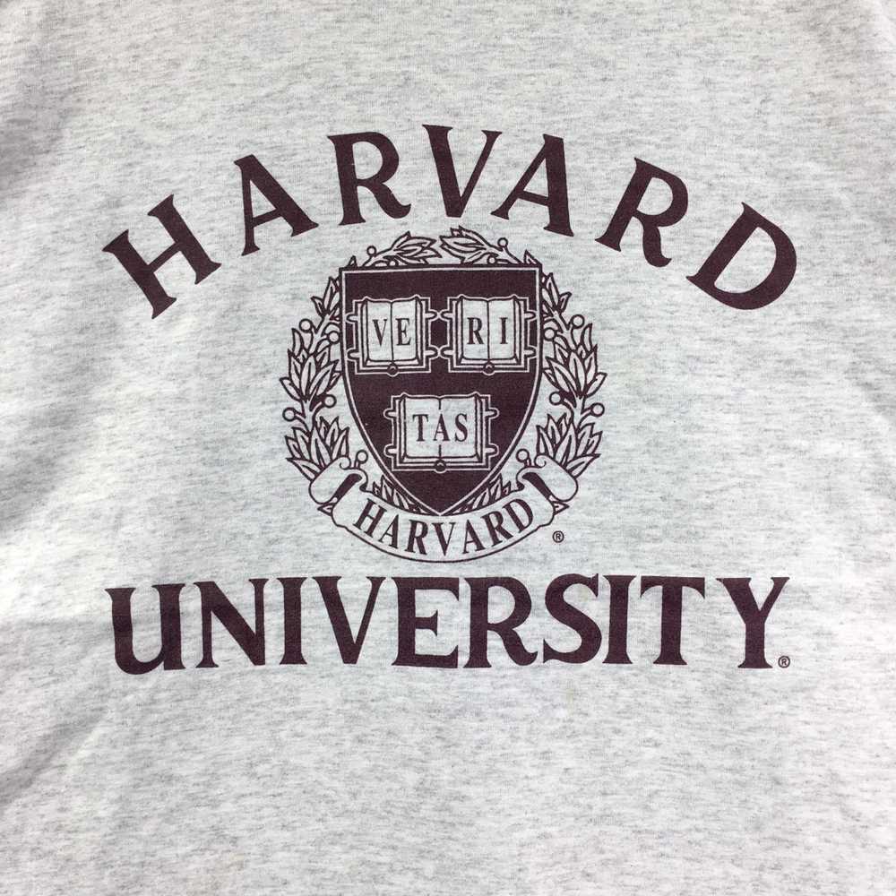 Vtg 90’ CHAMPION x HARVARD UNIVERSITY Tee Shirt V… - image 3