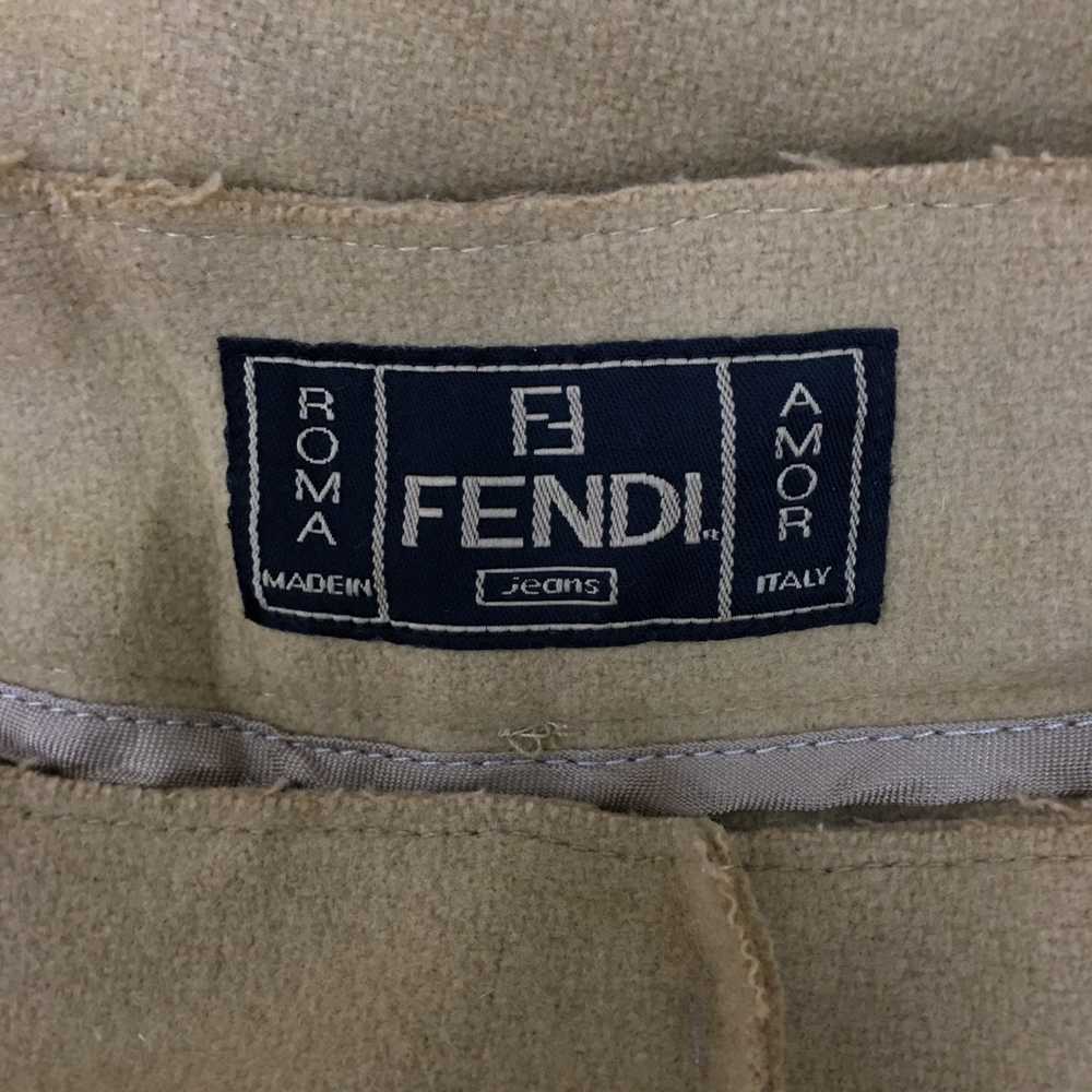 Vtg FENDI ROMA JEANS Made In Italy Zucca Pant Tro… - image 4