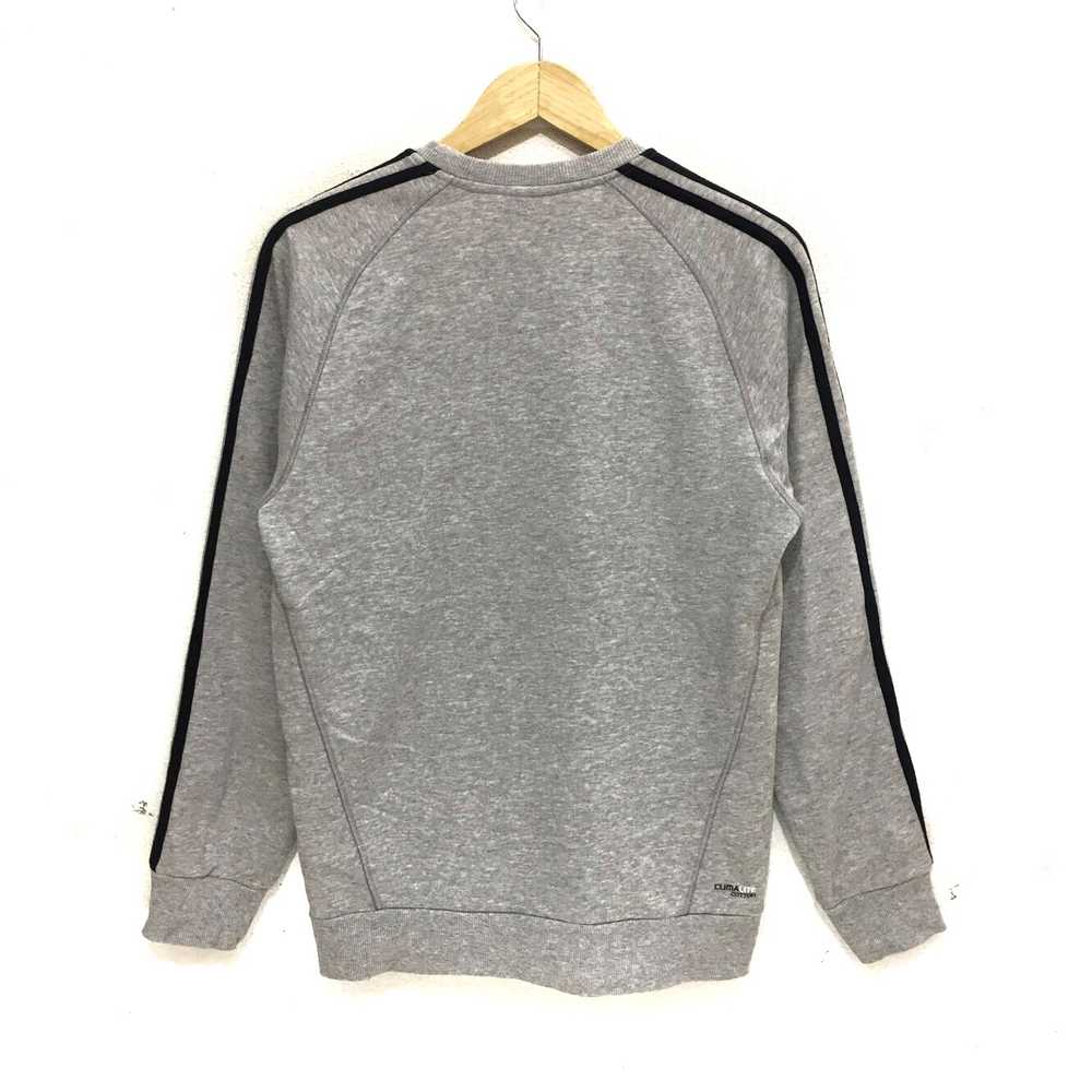 Vintage ADIDAS CLIMA 365 Gray Crewneck 3 Stripes … - image 5