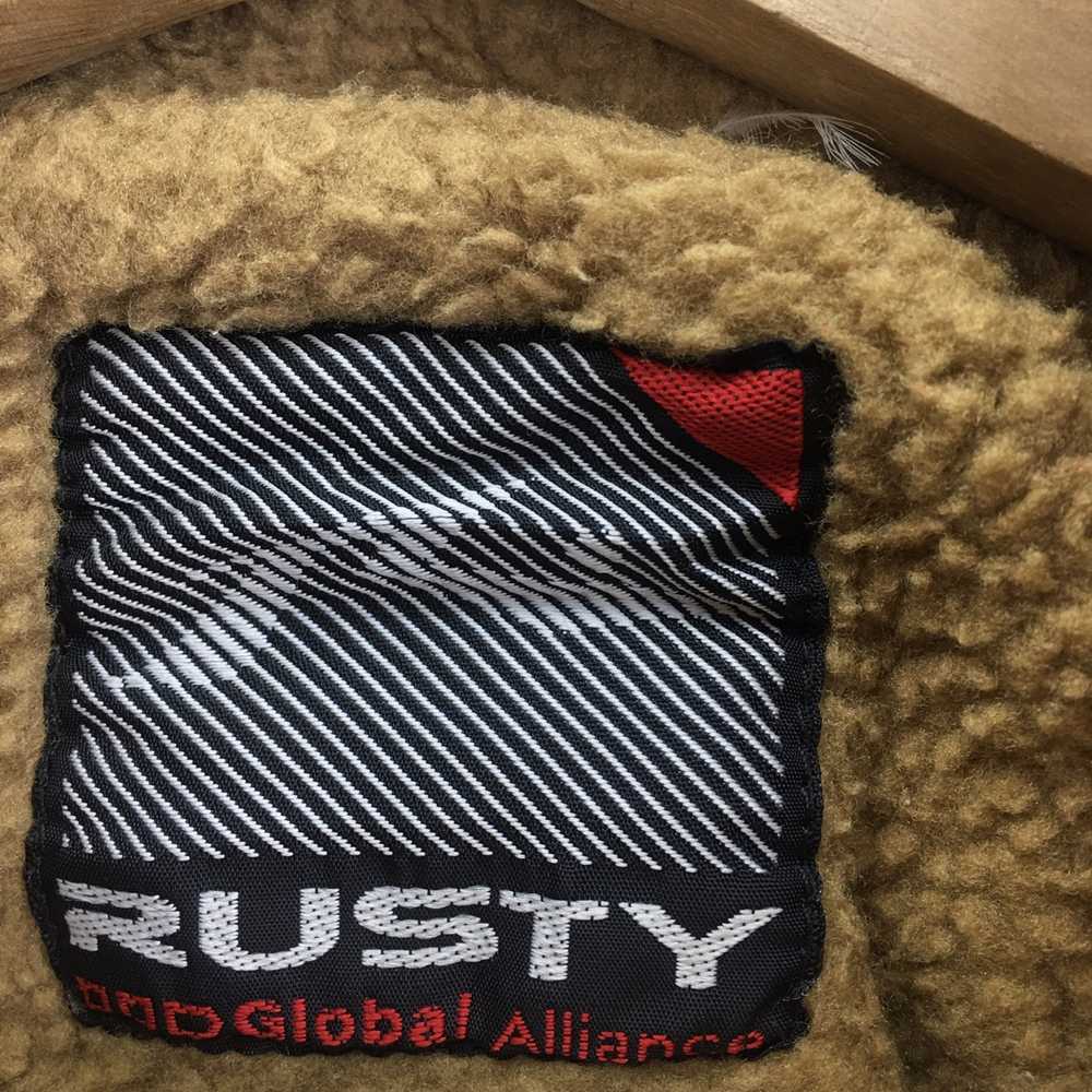 Rusty - Vtg 90’ RUSTY AUSTRALIA SURFING Shearling… - image 7