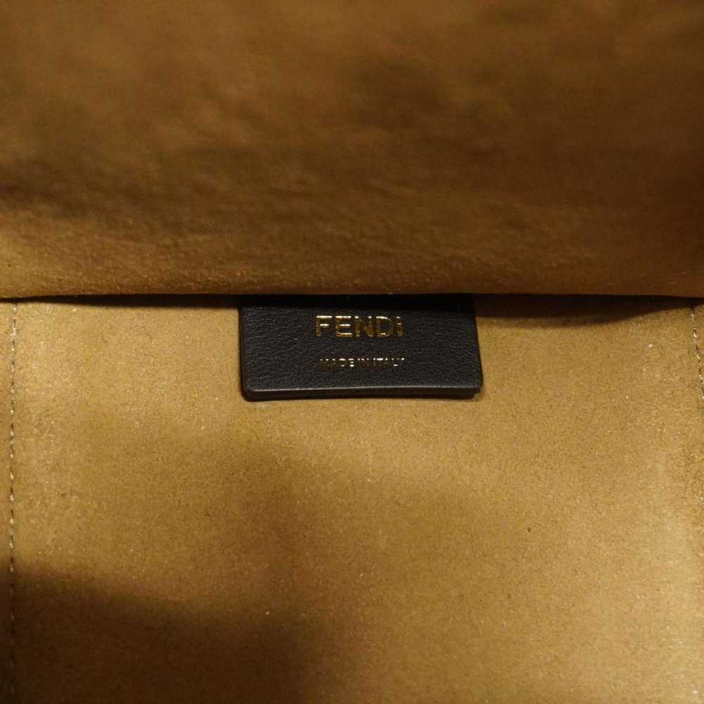 Fendi FENDI handbag Zucca nylon canvas brown blac… - image 5