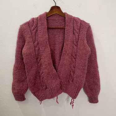 Aran Isles Knitwear - Vintage Unbranded Mohair Ca… - image 1