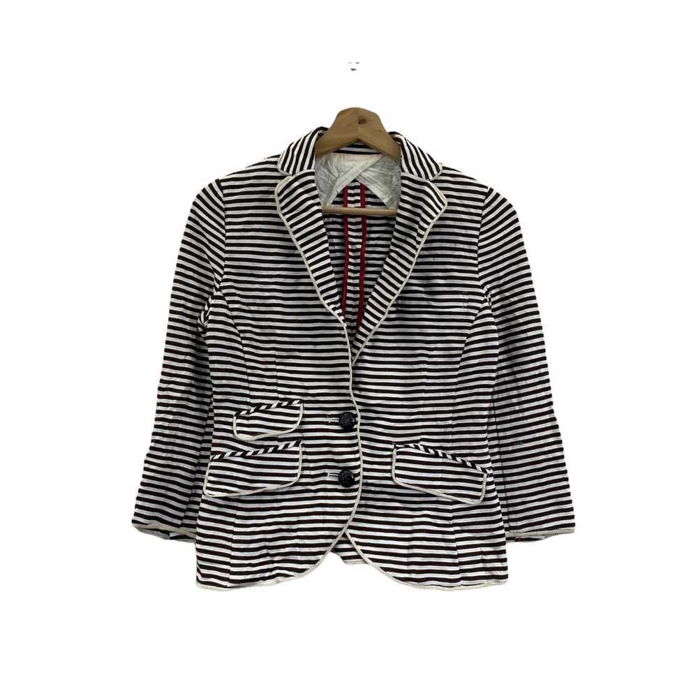 Vintage - Vtg DOUBLE STANDARD CLOTHING Striped Ca… - image 1