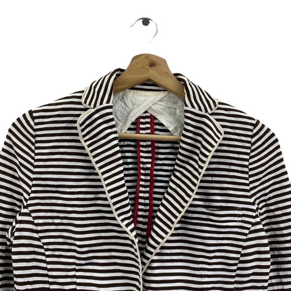 Vintage - Vtg DOUBLE STANDARD CLOTHING Striped Ca… - image 3